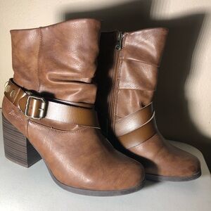 Blowfish brown boots with heel Dena style  size 10